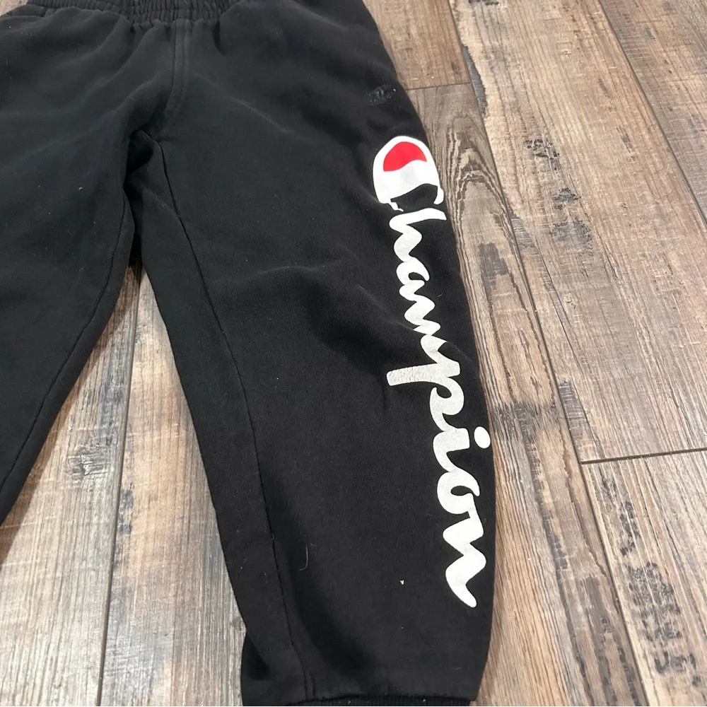 Champion Kids‎ Black Sweatpants with Logo